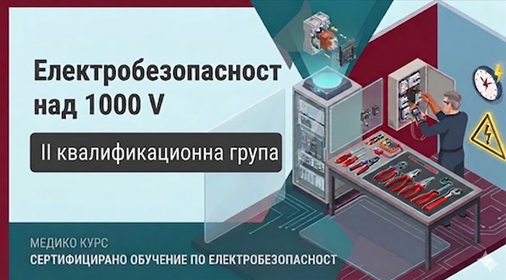 Електробезопасност с напрежение над 1000 V - II квалификационна група EB2