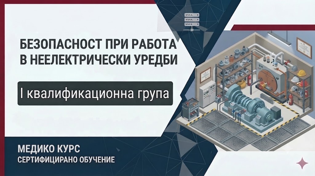Безопасност при работа в неелектрически уредби и мрежи - I квалификационна група NEU