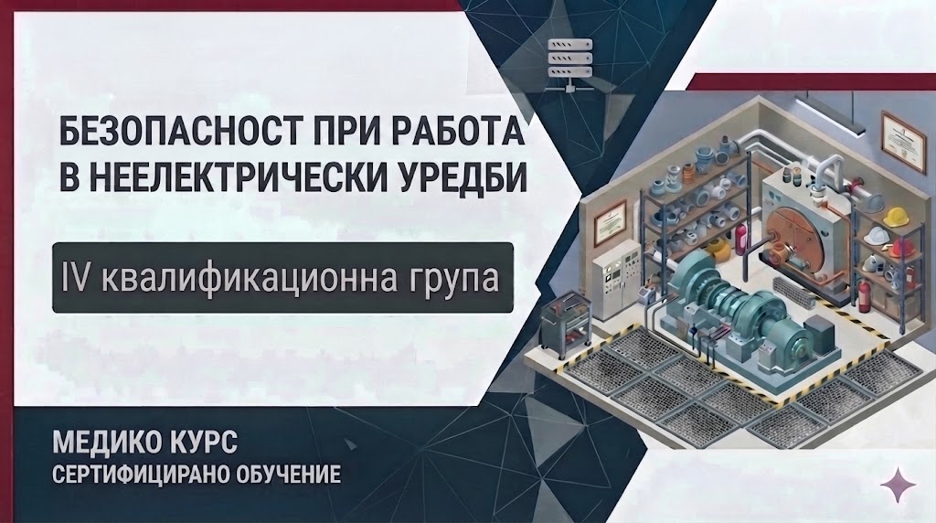 Безопасност при работа в неелектрически уредби и мрежи - IV квалификационна група NEUIV
