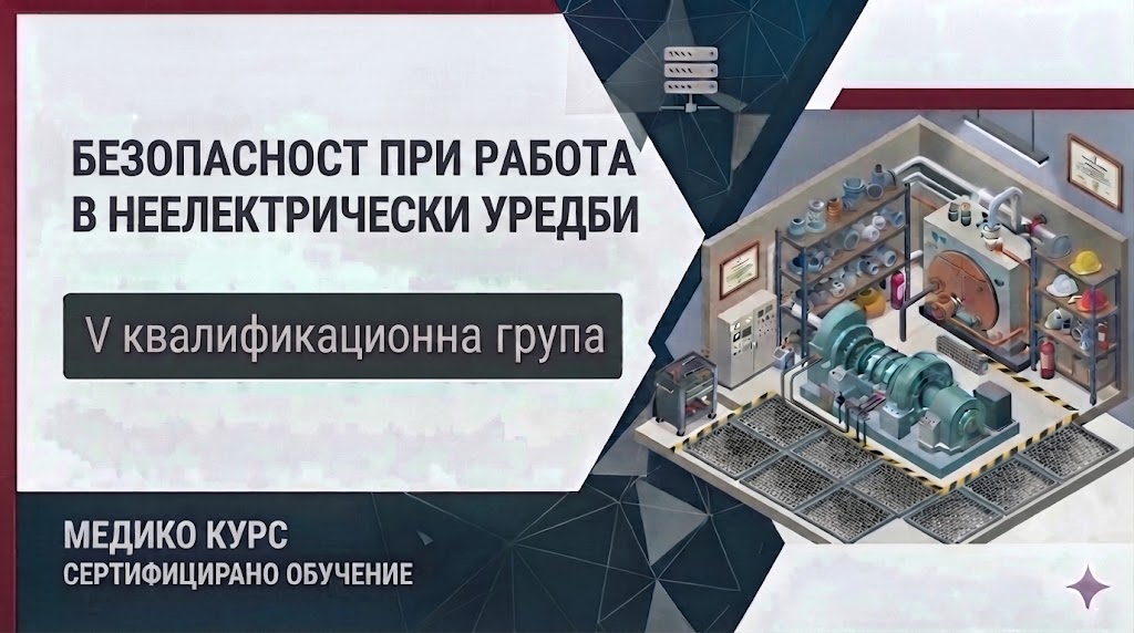 Безопасност при работа в неелектрически уредби и мрежи - V квалификационна група NEUV