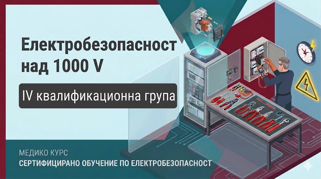 Електробезопасност с напрежение над 1000 V - IV квалификационна група DemoX